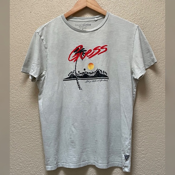 Guess Men’s Logo T-Shirt Size Medium - Picture 1 of 7